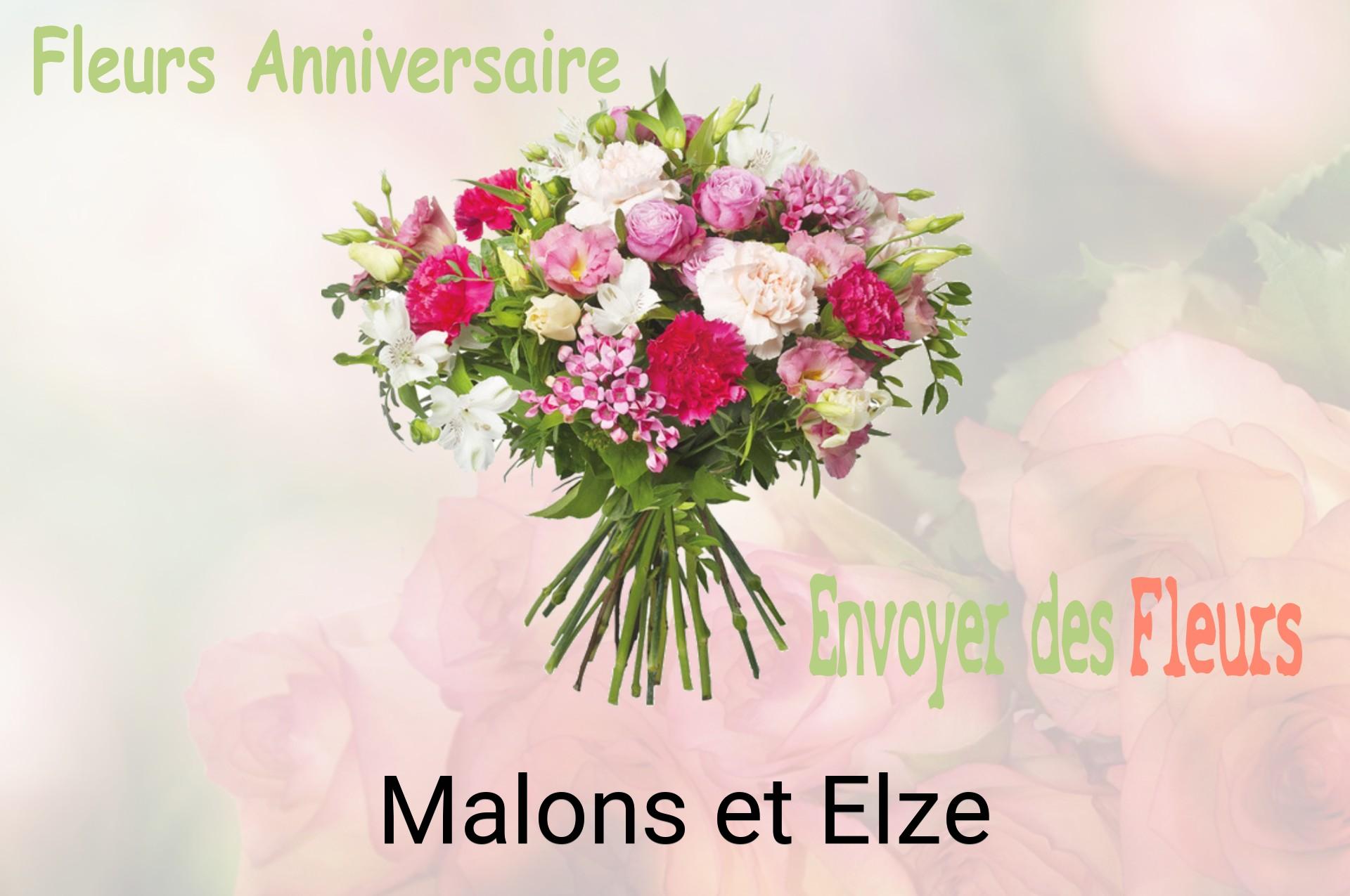 Bouquet de fleurs d’anniversaire livré à Malons-et-Elze