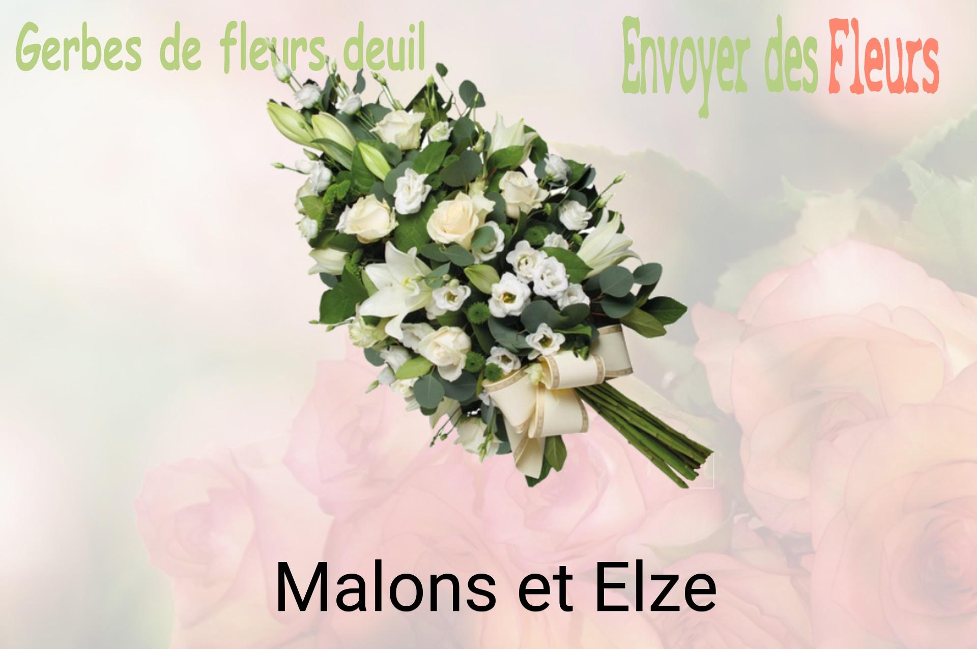 Gerbe de fleurs de deuil livrée à Malons-et-Elze